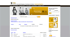 Desktop Screenshot of bolsaegresados.uptc.edu.co