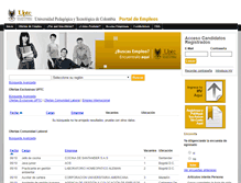 Tablet Screenshot of bolsaegresados.uptc.edu.co